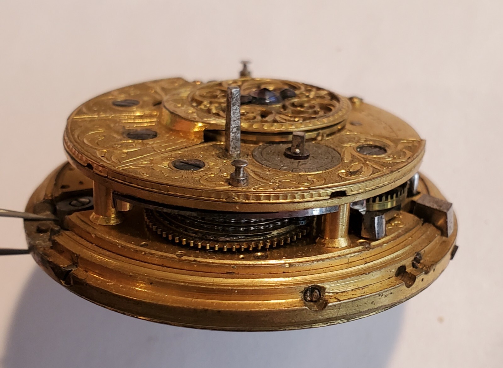 Antique 18th Century Eardley Norton London 44mm Verge Fusee Repeater Movement
