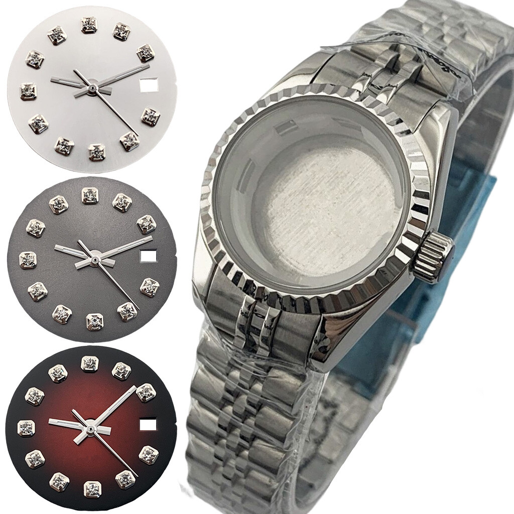 26mm Sapphire crystal Watch Case Dial with hand Fit NH05 NH06 automatic Movement