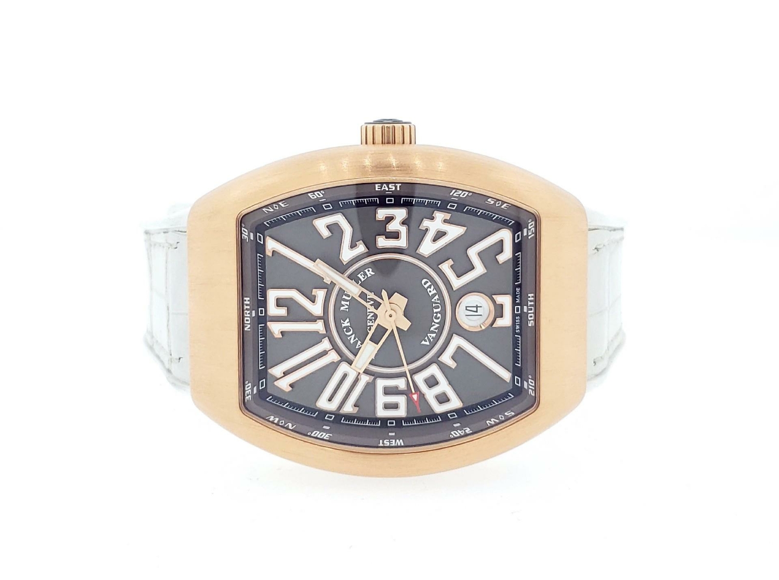 Franck Muller Vanguard Automatic 41mm 18k Rose Gold Grey Dial Ref. V 41 SC DT