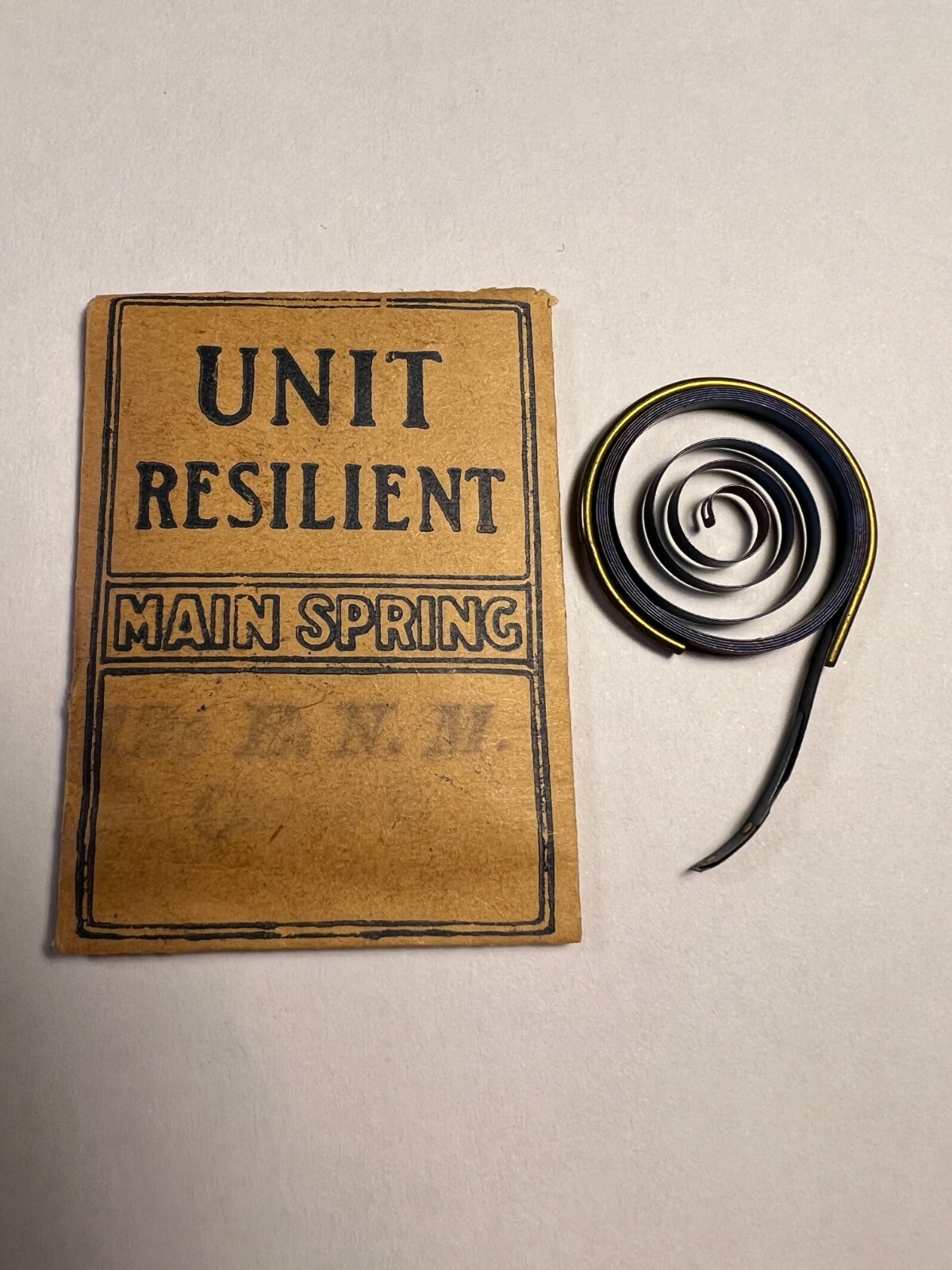 Unit Resilient Watch Mainspring 2.22mm x .24mm
