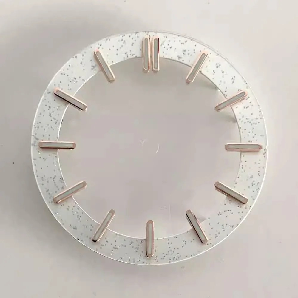 31.8mm Skeleton Dial Transparent Starry Sky Watch Face Replacement Part For NH70