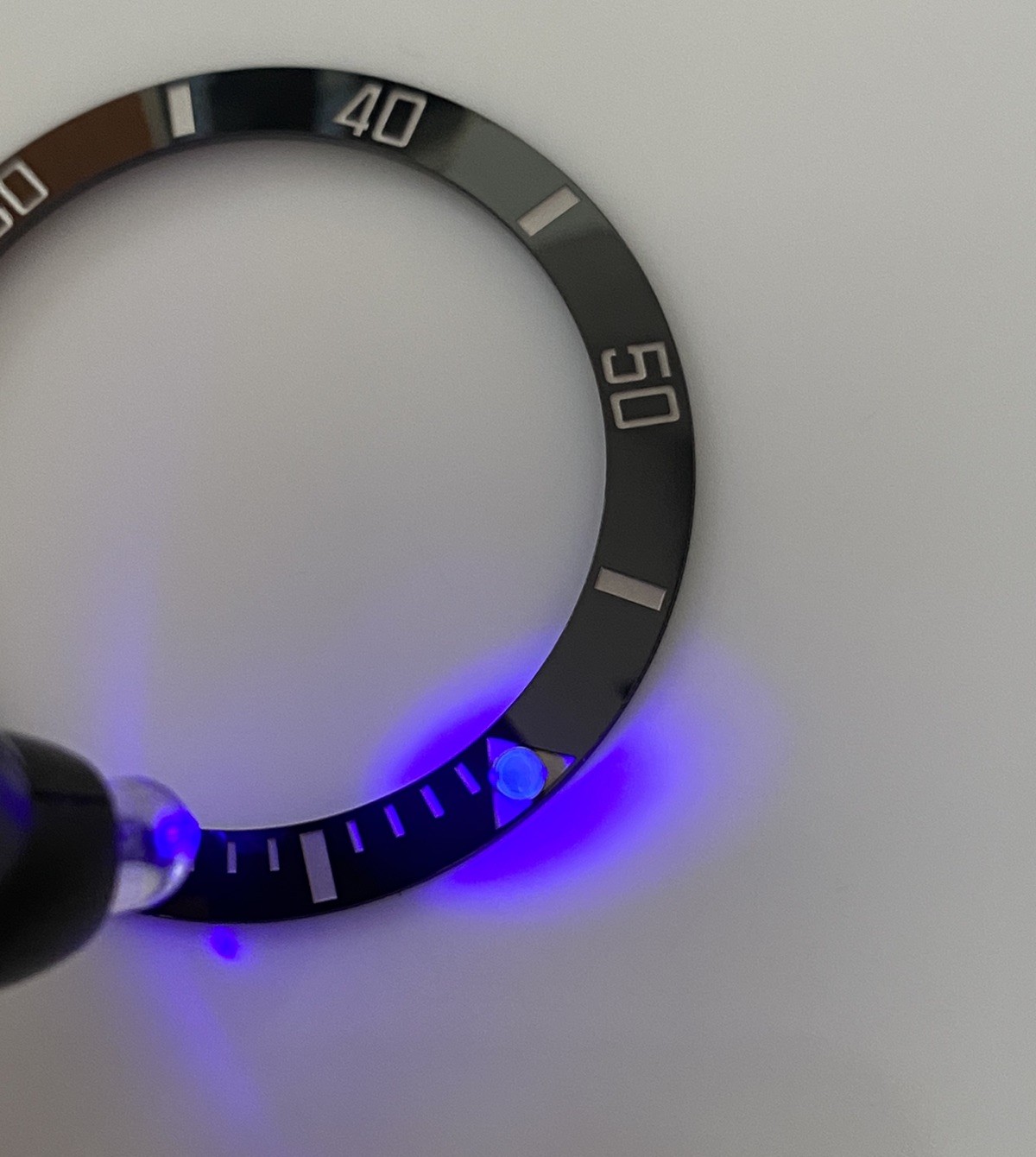 BLACK Ceramic Bezel Insert for Rolex 40mm Submariner 116610LN