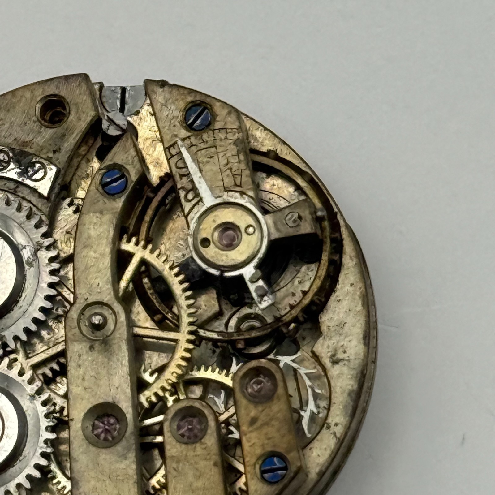 Trench Watch Movement Manual Wind Vintage Parts Repair Spares 24.9mm