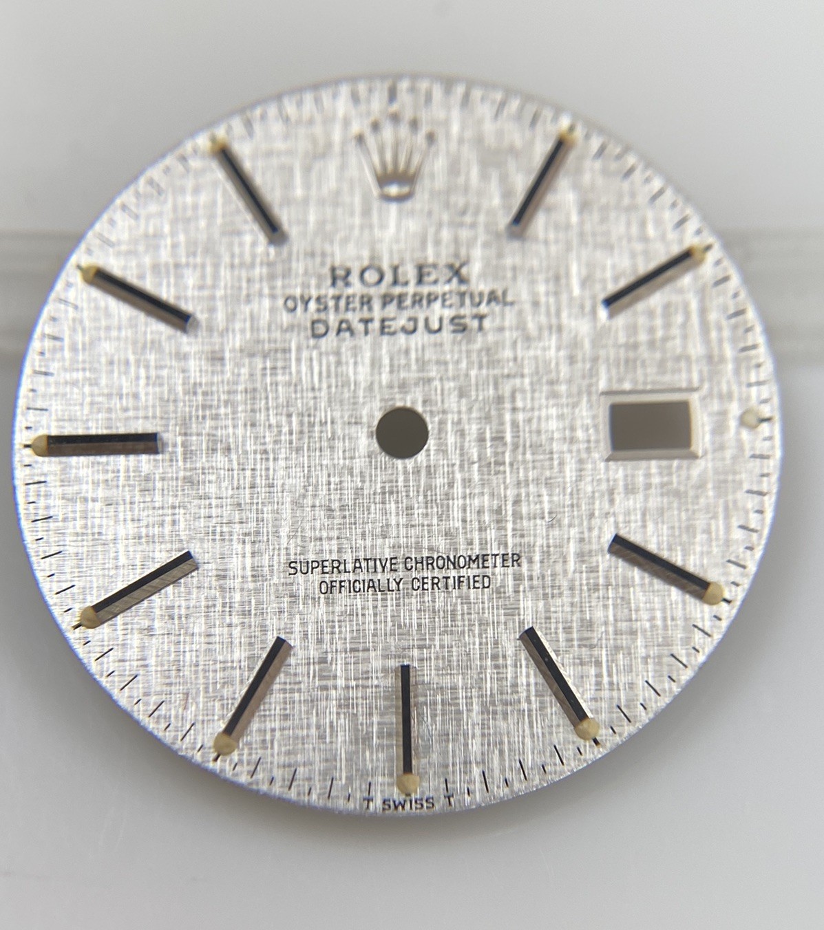 Genuine Rolex Datejust 36mm 16014 16200 16234 Cal 3035/3135 Silver Linen Dial