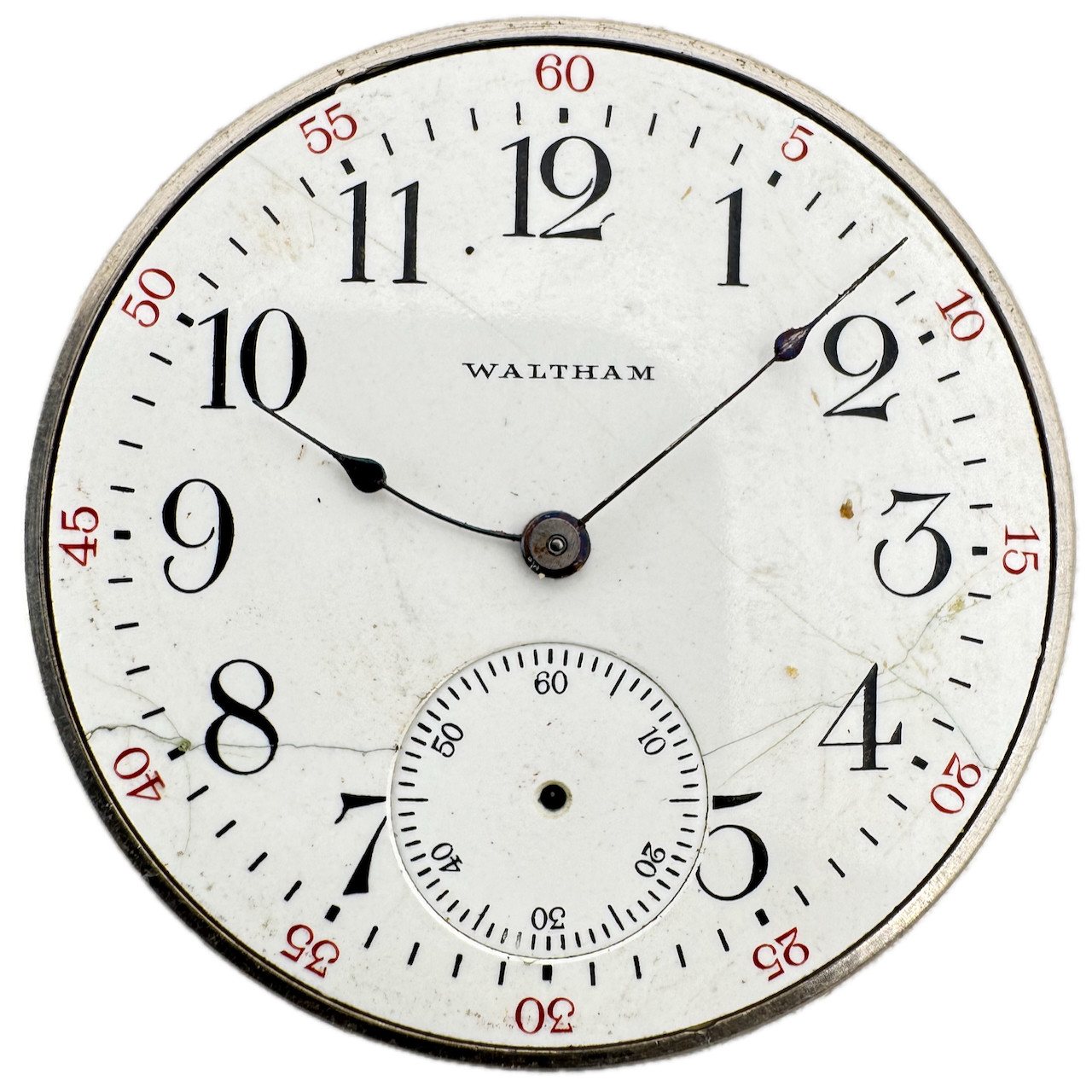 Antique 12s 1908 Waltham 17 Jewel Mechanical Pocket Watch Movement 225 USA