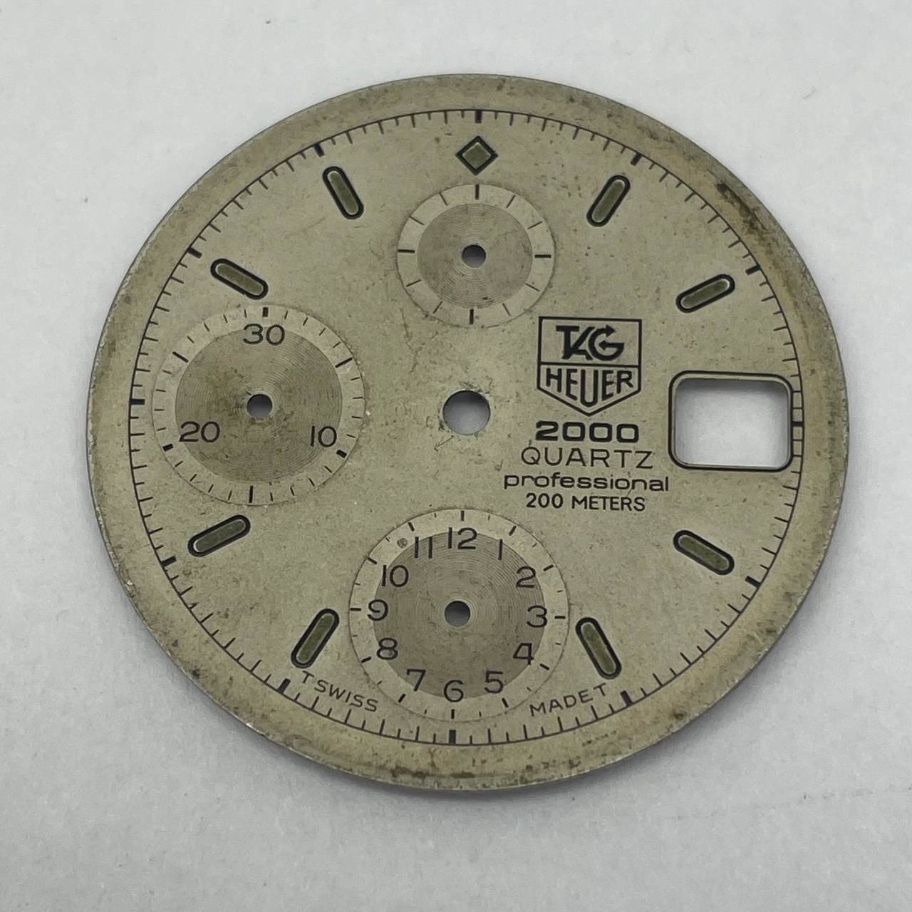 TAG HEUER 2000 PROFESSIONAL CHRONOGRAPH QUARTZ WHITE DIAL 29.2MM