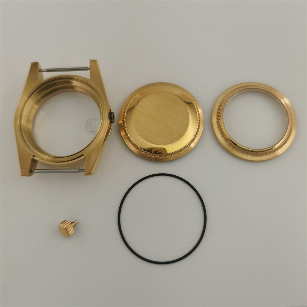 39mm36mm Diamond bezel watch case fit NH35 NH36 ETA2824/2836 DG2813 Miyota 8215