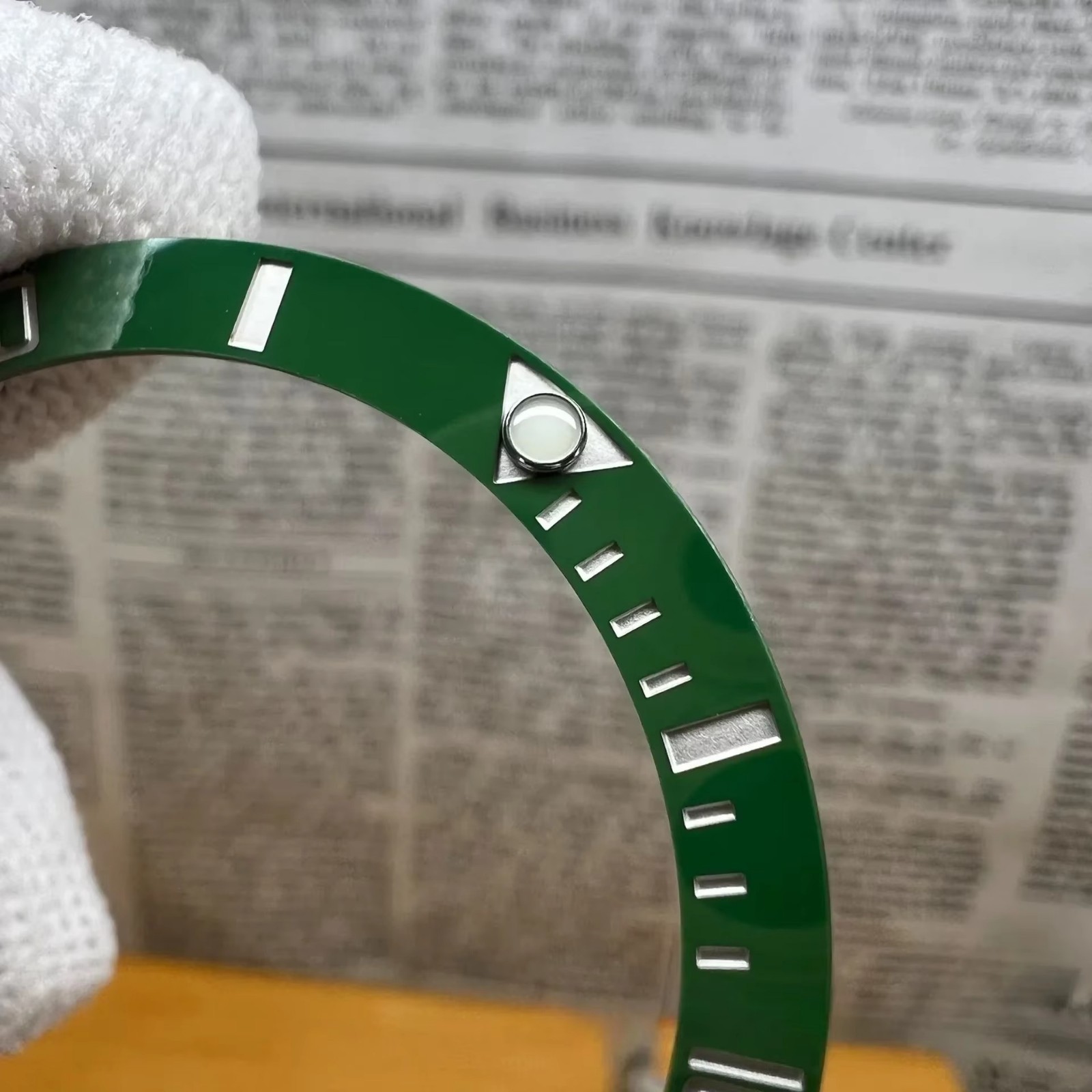 Ceramic Bezel for Rolex 40 41mm 126610 116610 Submariner Green Black Replacement