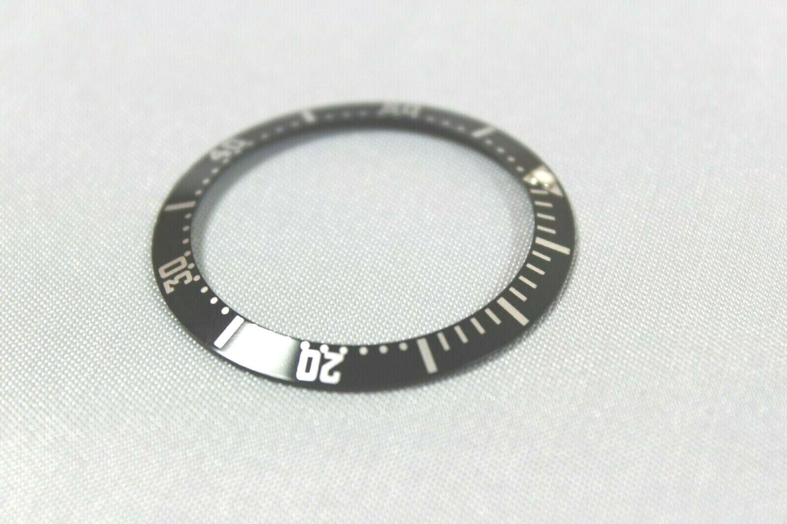 Black Bezel Insert for Omega Seamaster Diameter 38.1×30.6 Case Size 41mm #SM-BLK