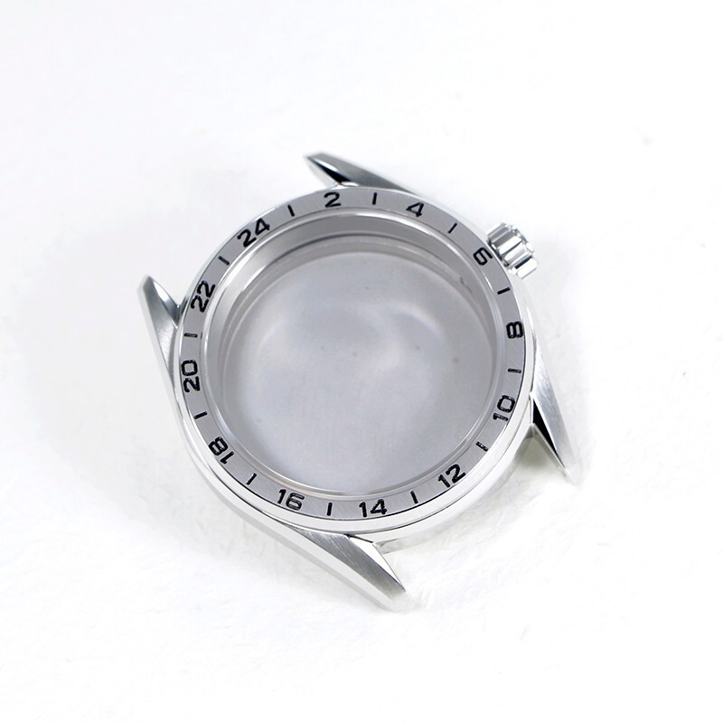 DS 38mm GS Case Sapphire AR Steel NH35 Movement Luxury GMT NH34 Fit 28.5mm Dial