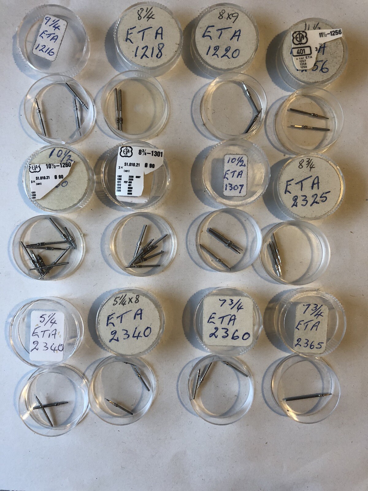 ETA original watch winding stems Part Number 401 NOS
