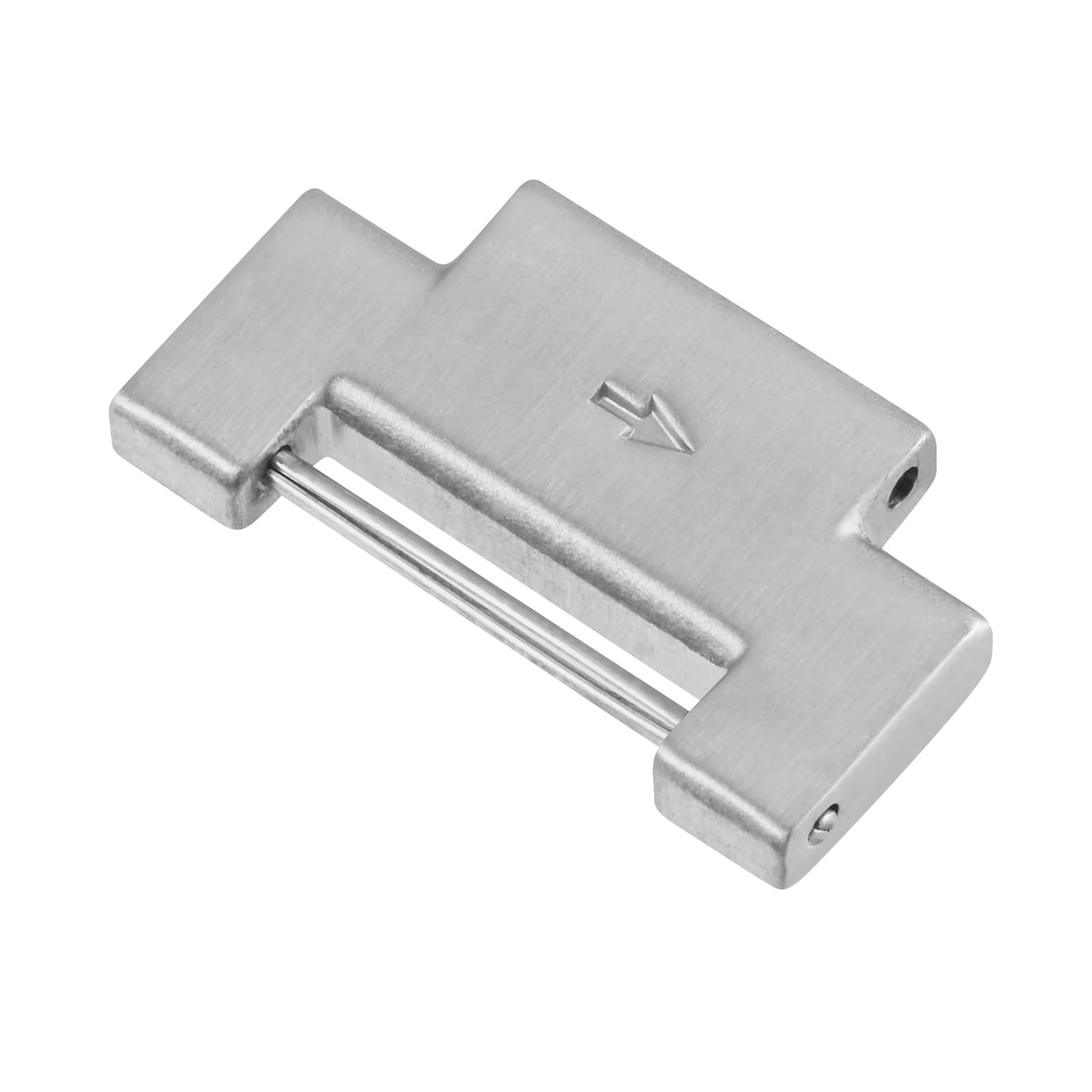 WOCCI 20mm Metal Links for Heavy-duty Watch Band, 316L 20mm, Silver