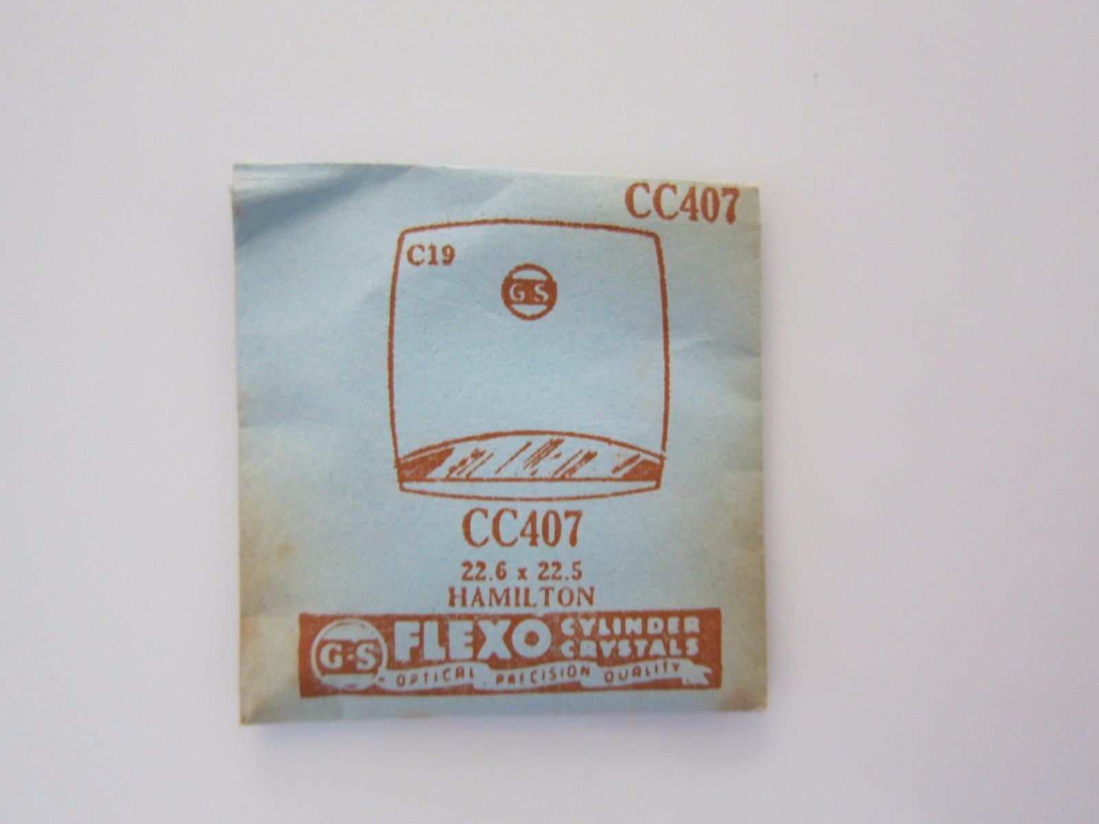 GS Replacement Watch Crystal for Vintage HAMILTON Wristwatches NOS