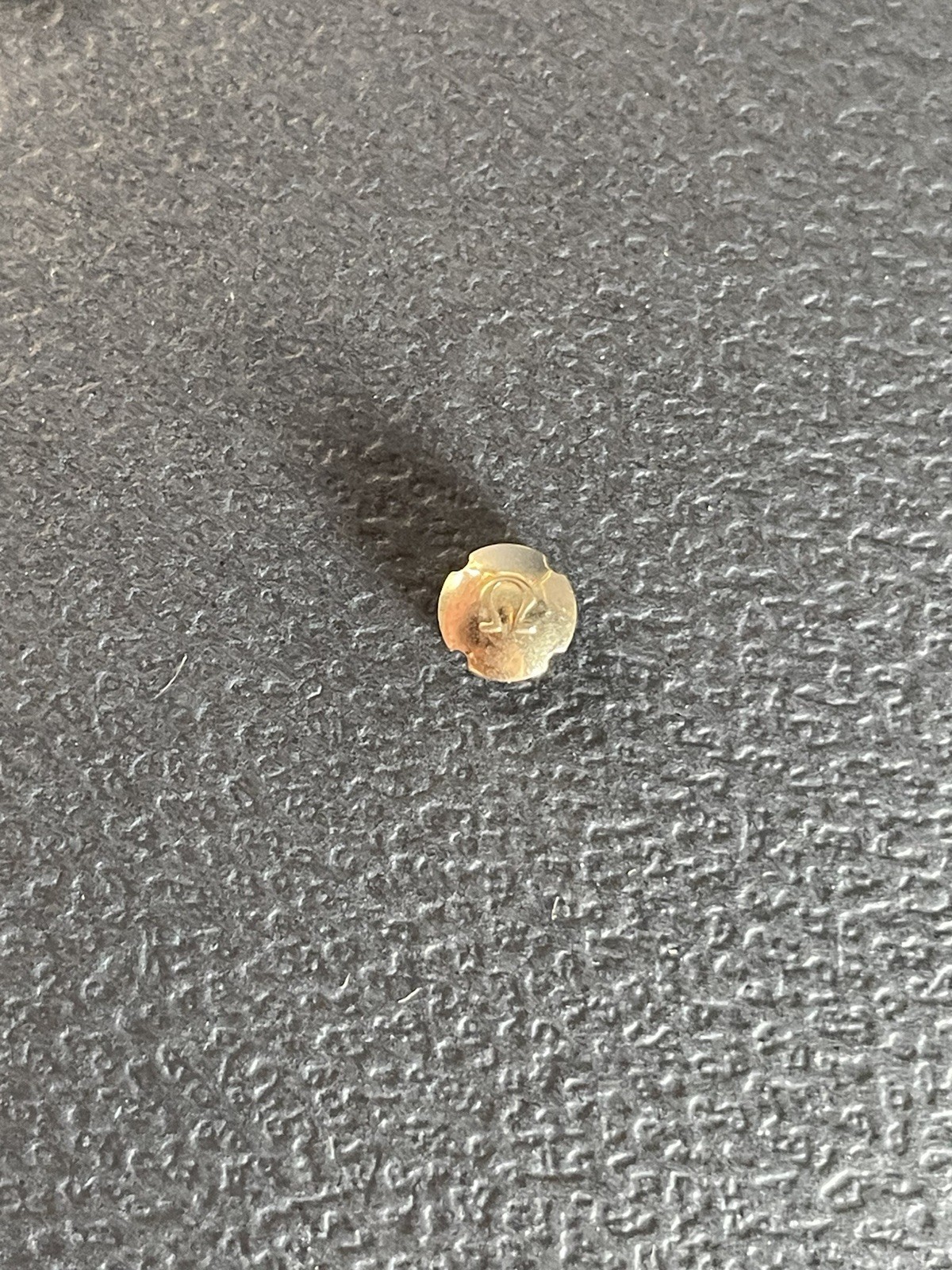 Silver clover crown for vintage Omega watch