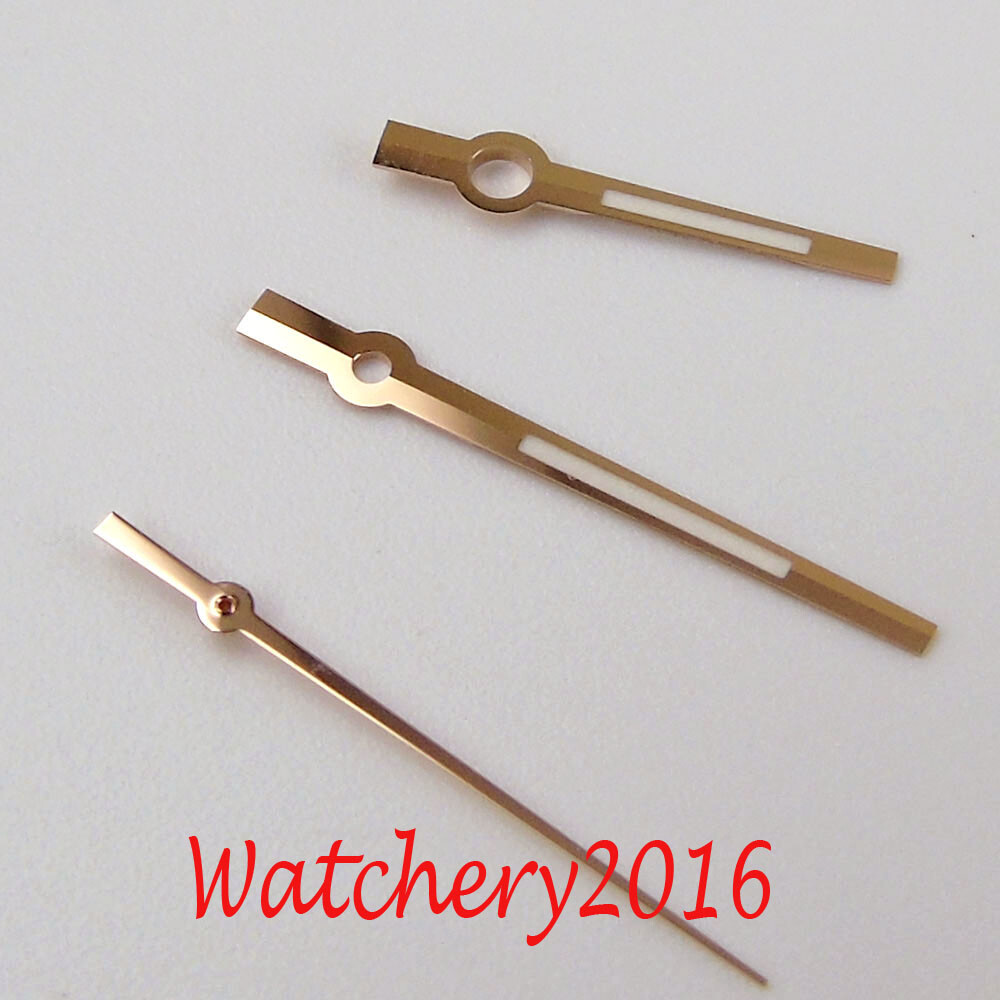 Rose Gold Watch Hands Needles Fit For Datejust NH35 NH36 4R36 7S36 7002 7009