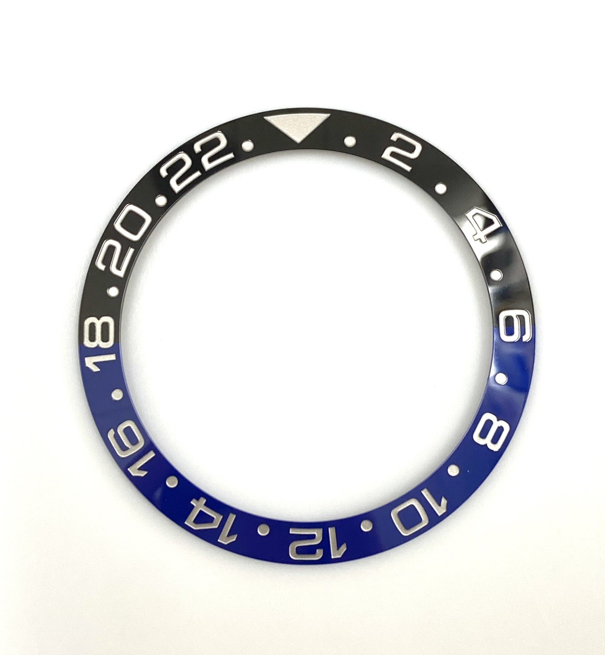 Black Ceramic Bezel Insert for Rolex GMT MASTER II 126710BLNR & 116710 BATMAN