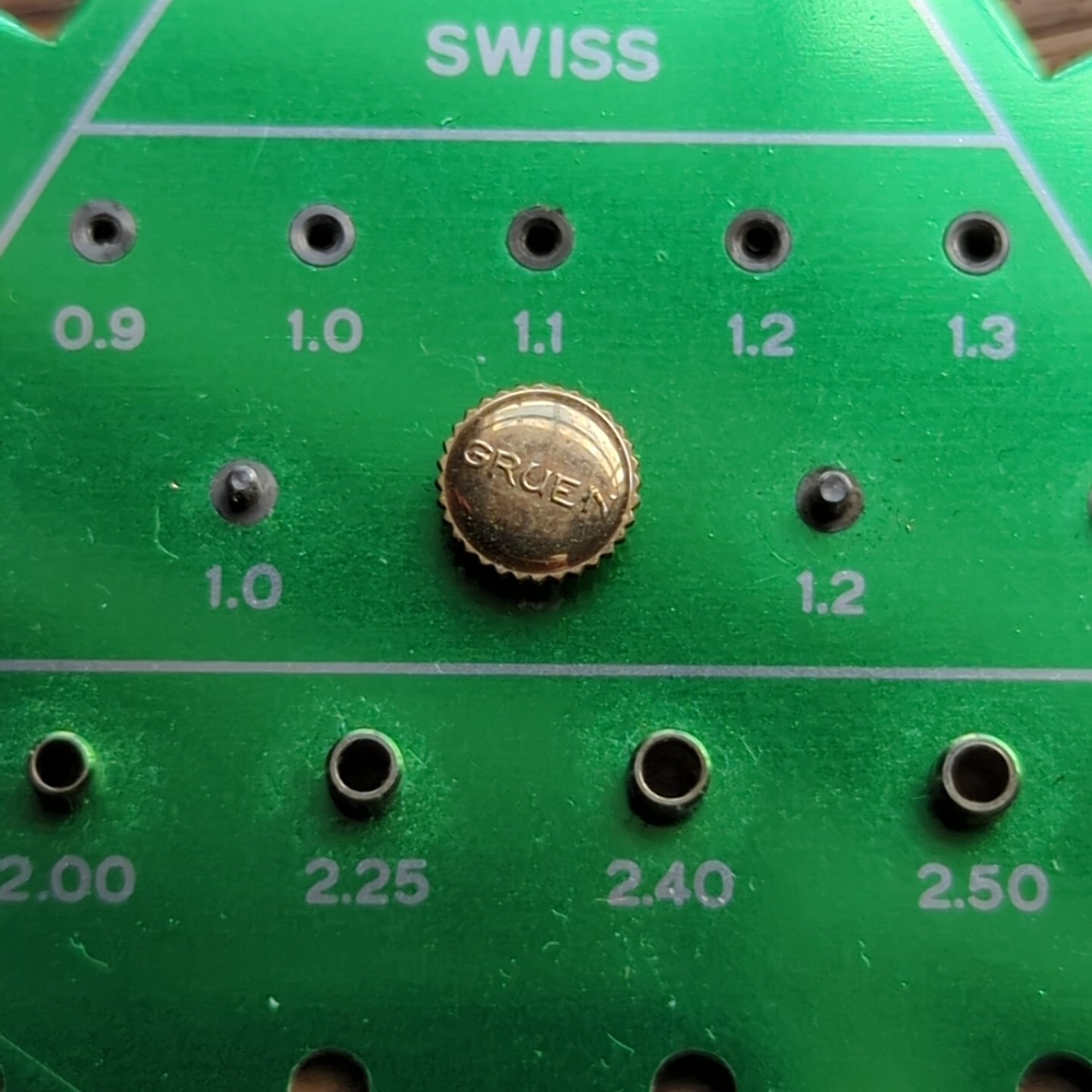 Gruen Rolled Gold Watch Crown Part 6.1mm Tap 1.1 New Old Stock (M314)