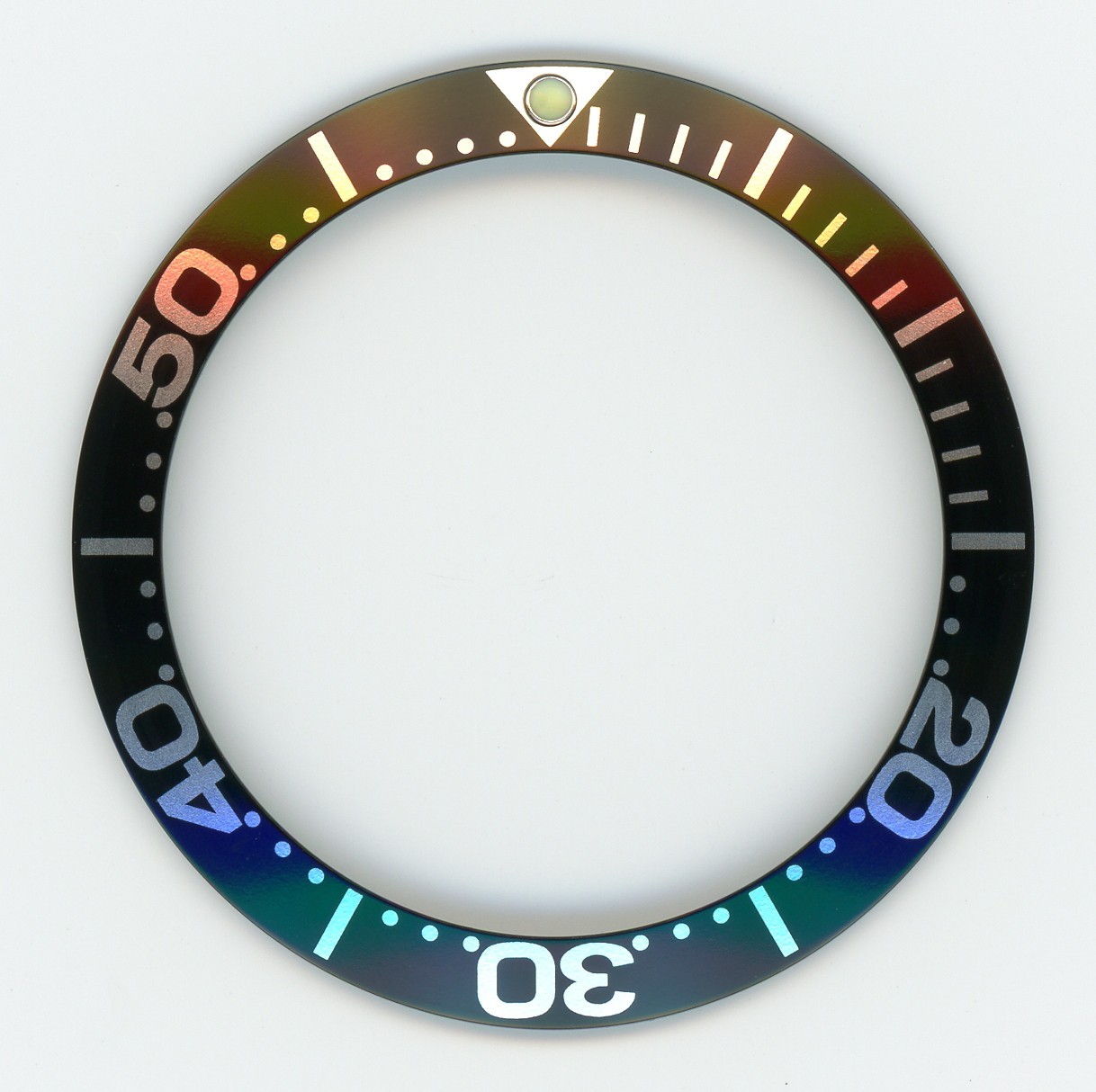 Bezel Insert for Omega Sea Master full size 082SU1464 Black with silver