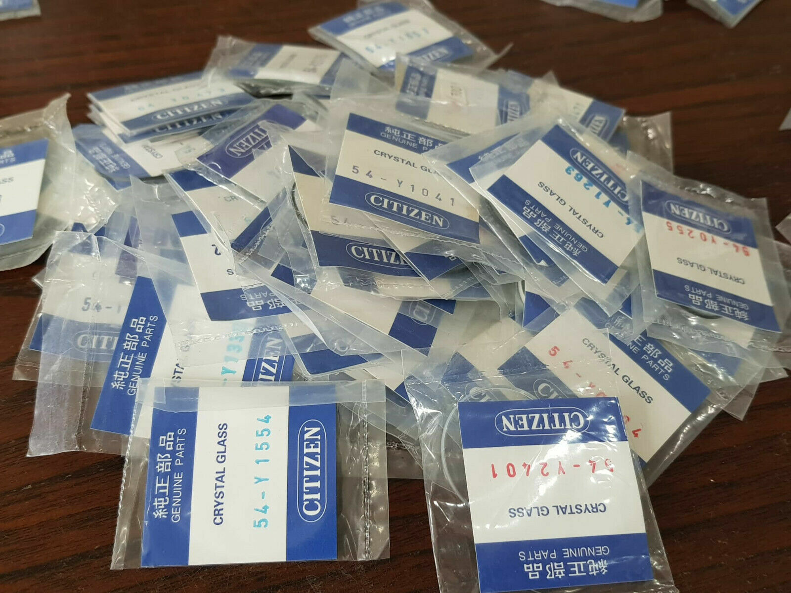 NOS Original Citizen Crystal 54-xxxx 54-YXX 54-HXX MODELS ON LIST Blue package.