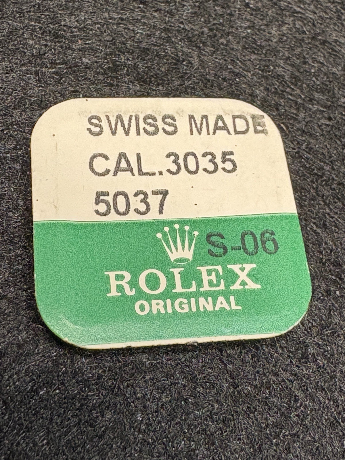 Genuine Rolex Caliber 3035 Setting Lever Spring Part 5037 Factory Sealed