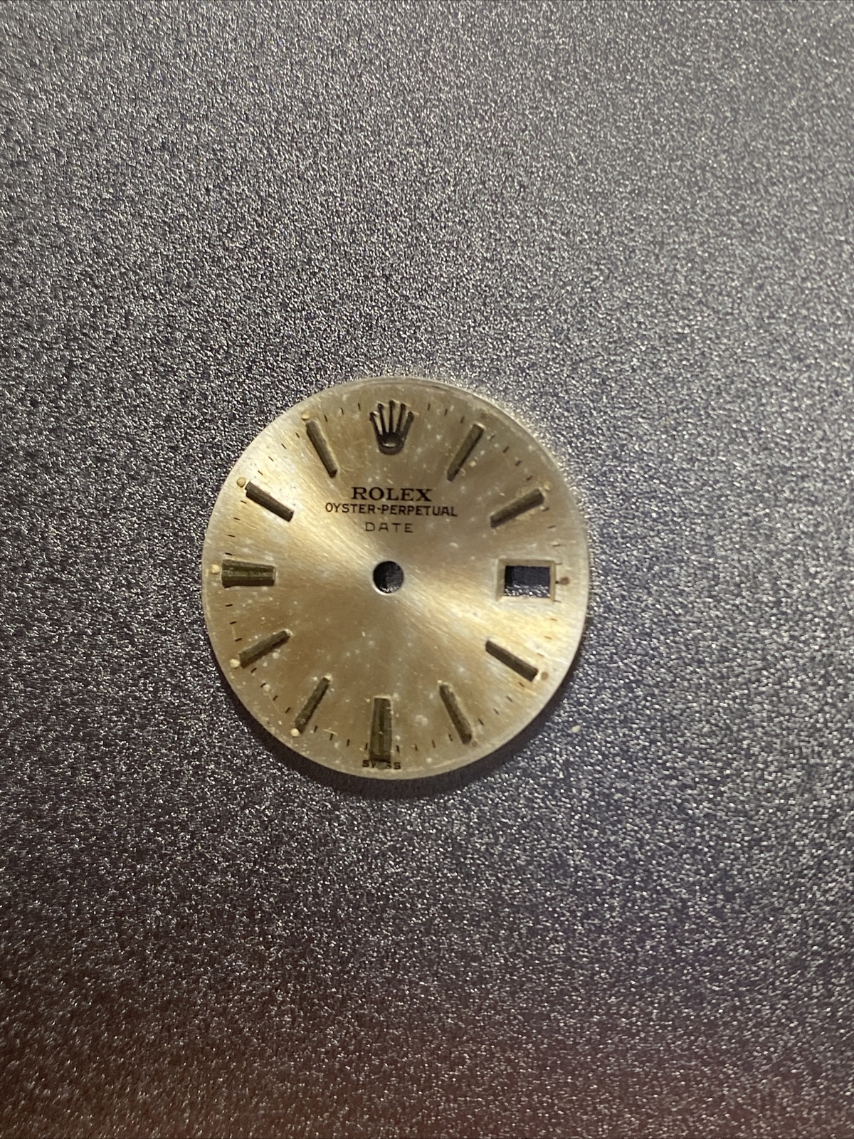 Rolex PUMPKIN Tropical Dial Lady Date 6917 6517 6916 6516 Refinished HAS SPOTS
