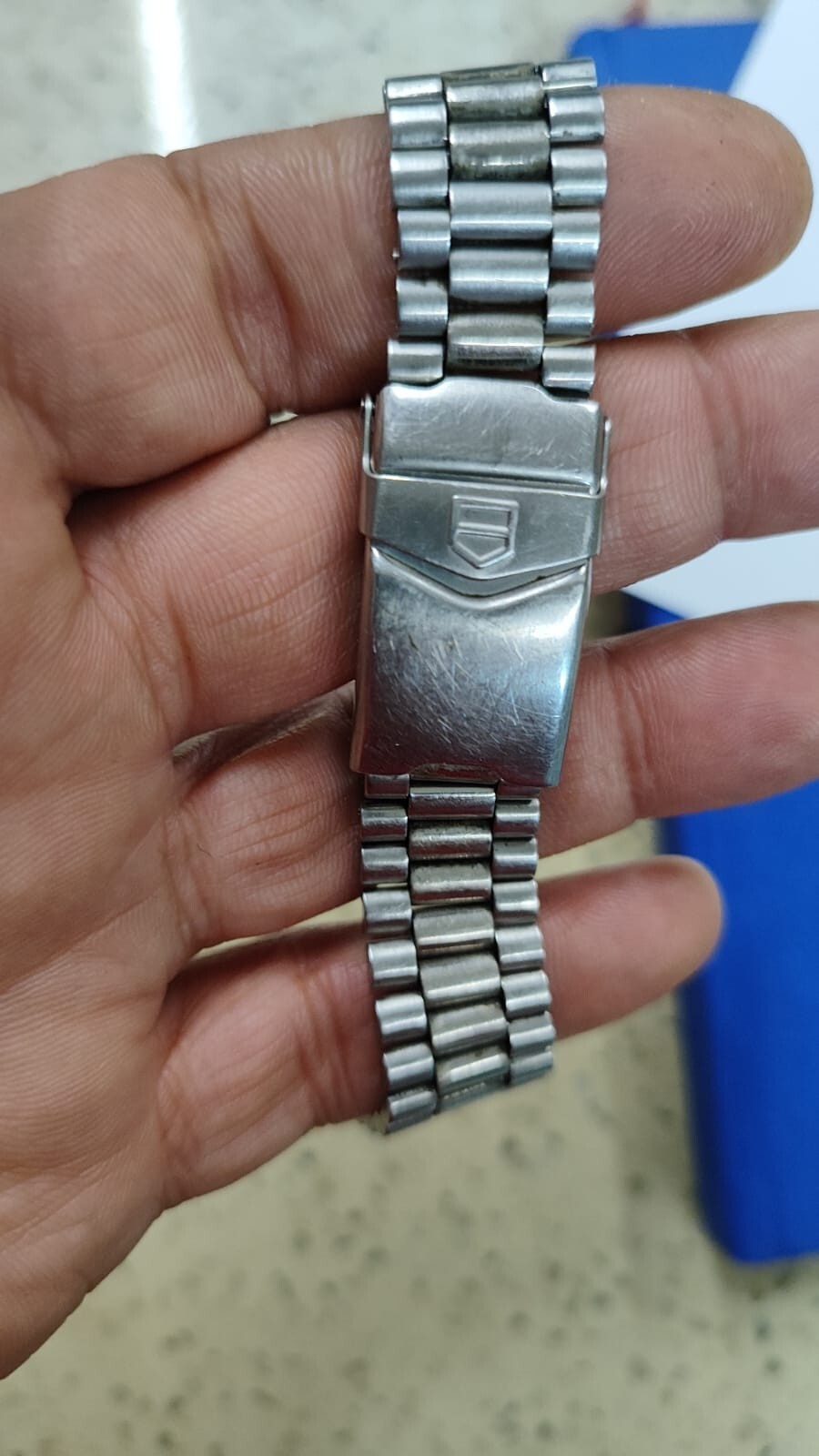 TAG HEUER BRACELET REF 304/31 STEEL 20MM USED without end link