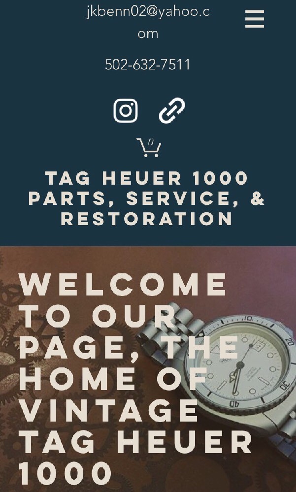 Gasket Package- Tag Heuer 1000m 840.006 WS2110 Super Pro Professional Dive Watch