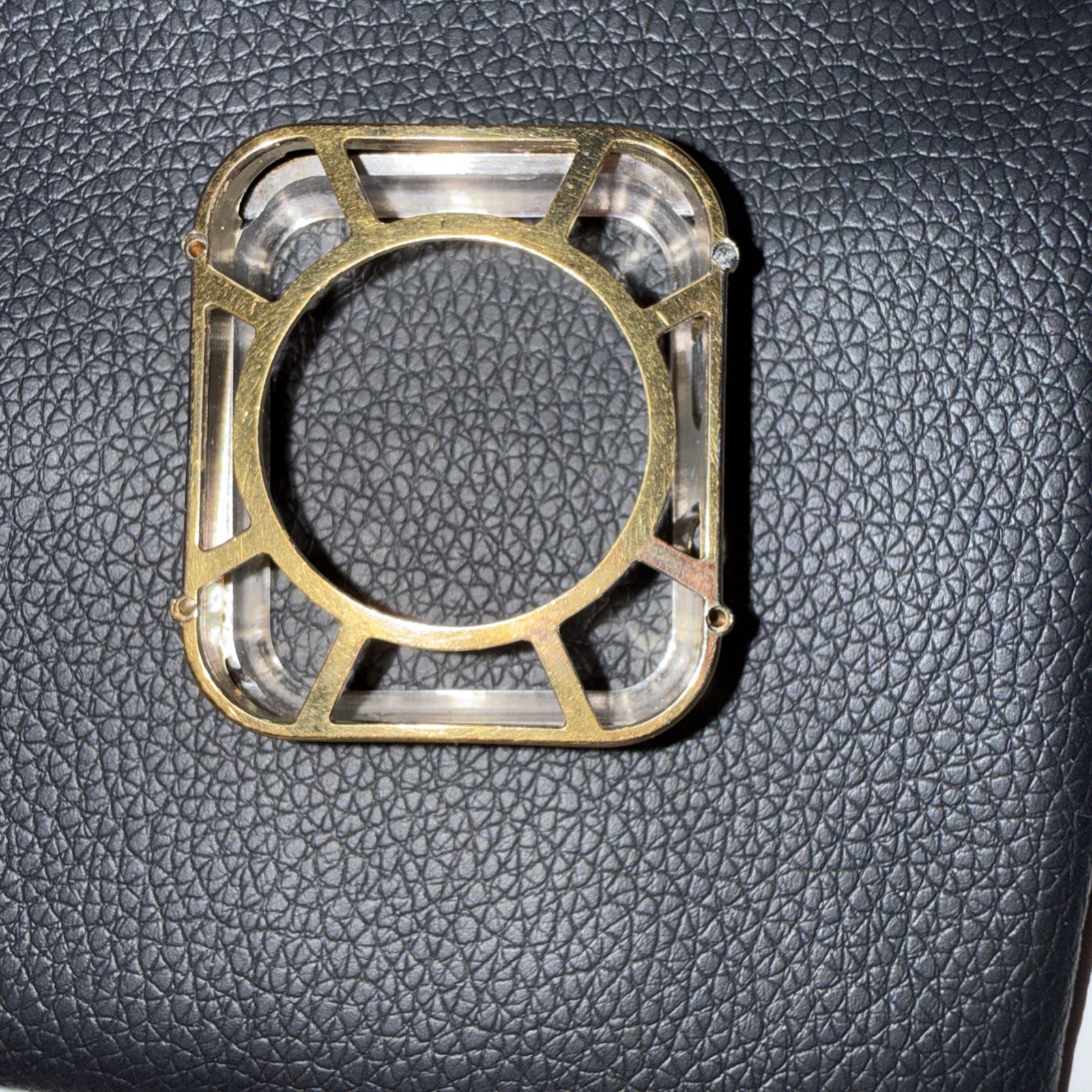 Yellow Gold Finish Genuine Diamond Bezel 2.5 Carat SI-1 Preowned Fits Series 1-3