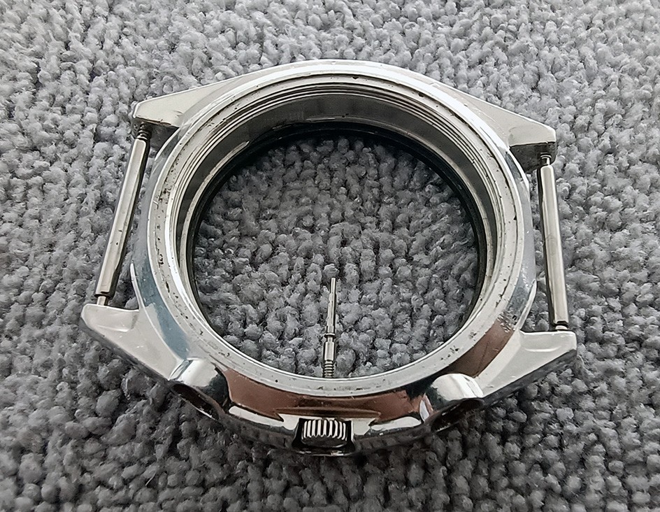 RARE GENUINE CASE + DIAL SEIKO 6139-6040 All STAINLESS STEEL AS-IS FOR PARTS