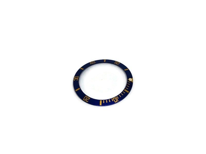 Bezel Insert compatible with Rolex 315-16808-82,Blue with gold figures