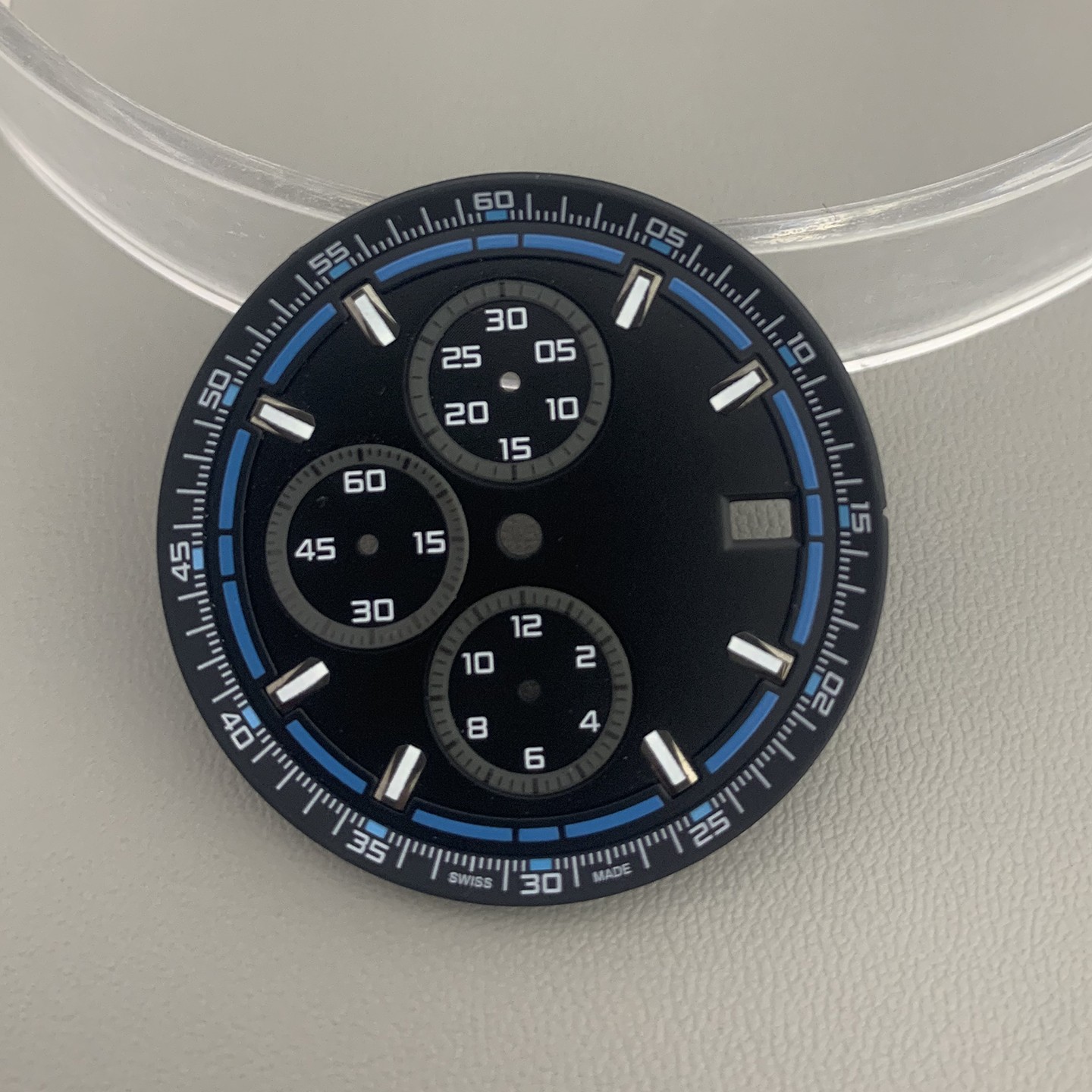 35.4mm VK63 Dial Multifunctional Luminous Dial Watch Part Fit VK63/VK67 Movement