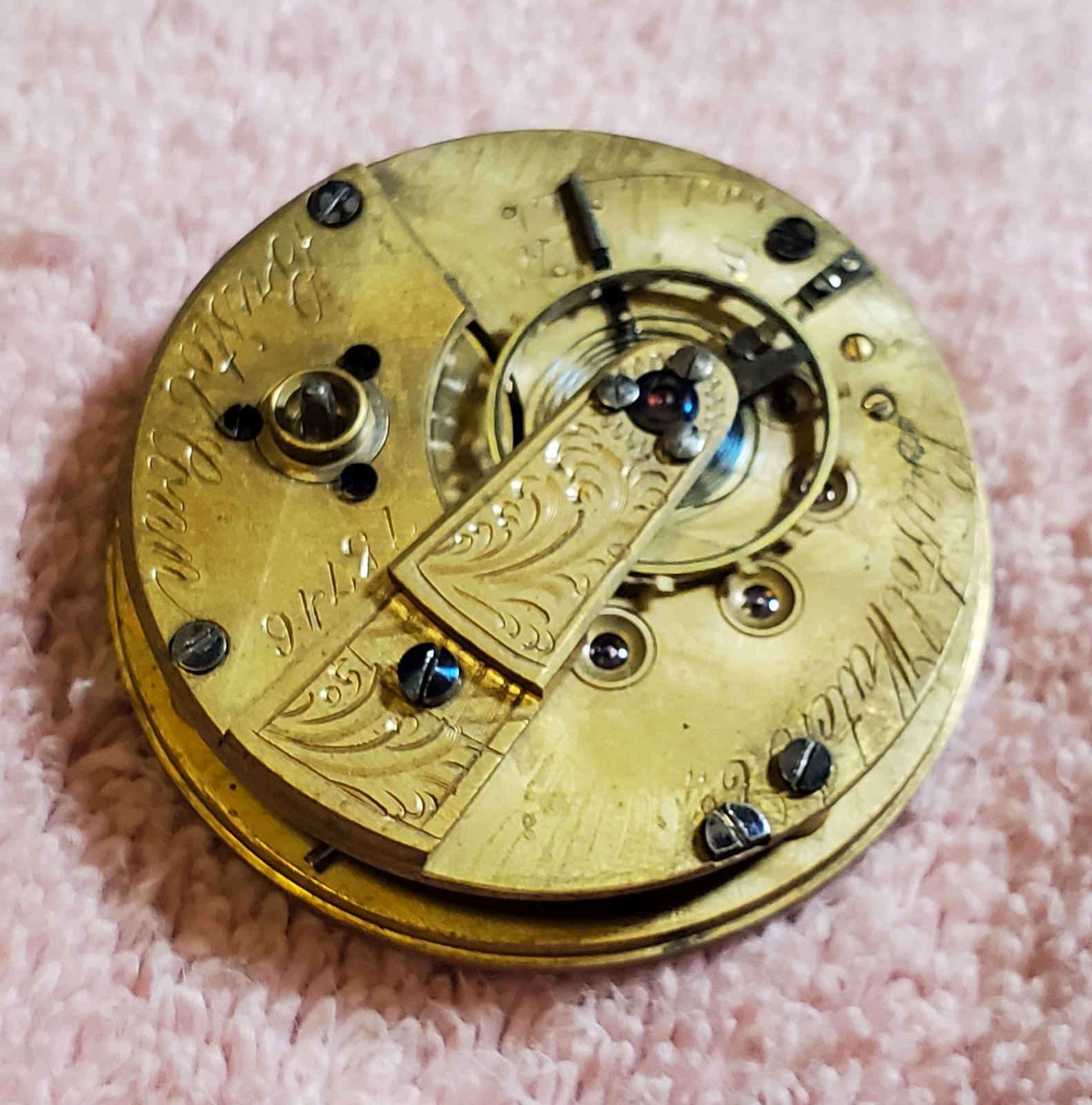 Bristol Watch Co. Swiss Copy Of PS Bartlett Model 1857 18s 11j KW/KS Movement