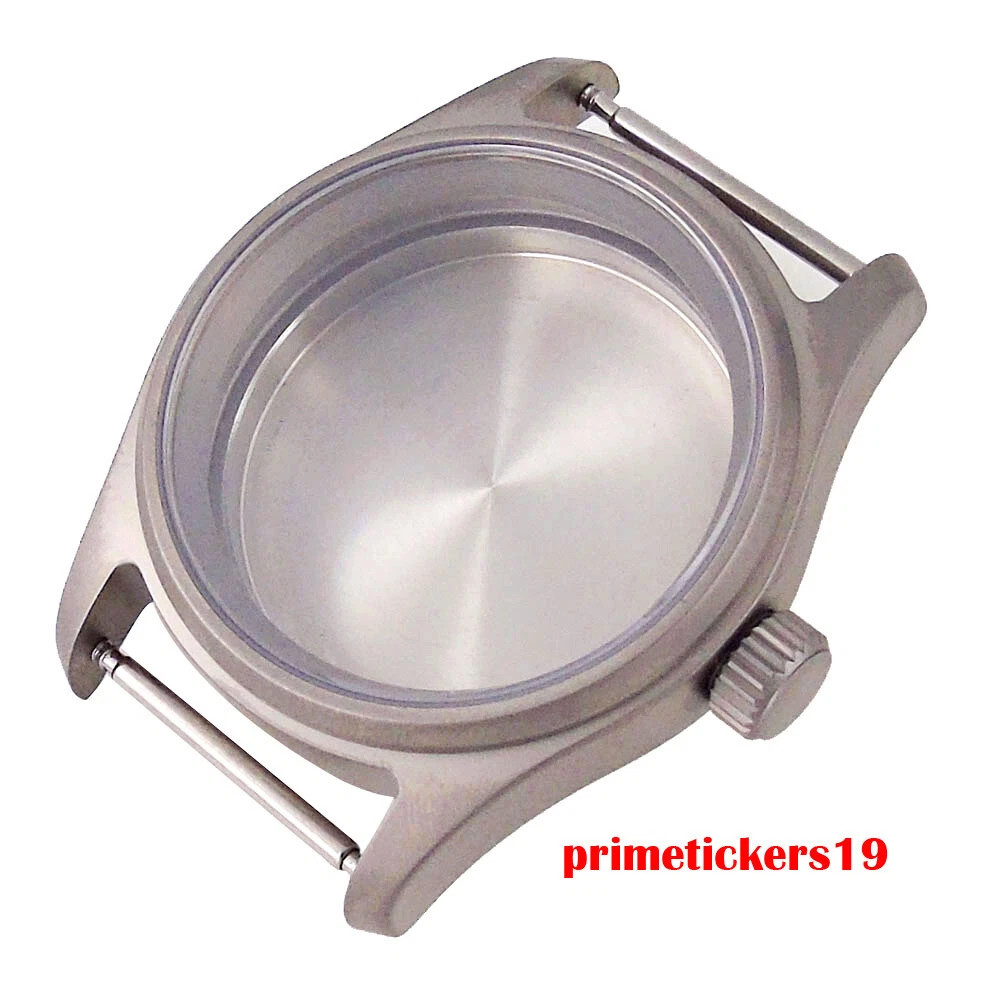Titanium Pilot 36mm Watch Case+Dial+Hands Set Fit NH35 PT5000 ETA2824 Miyota8215