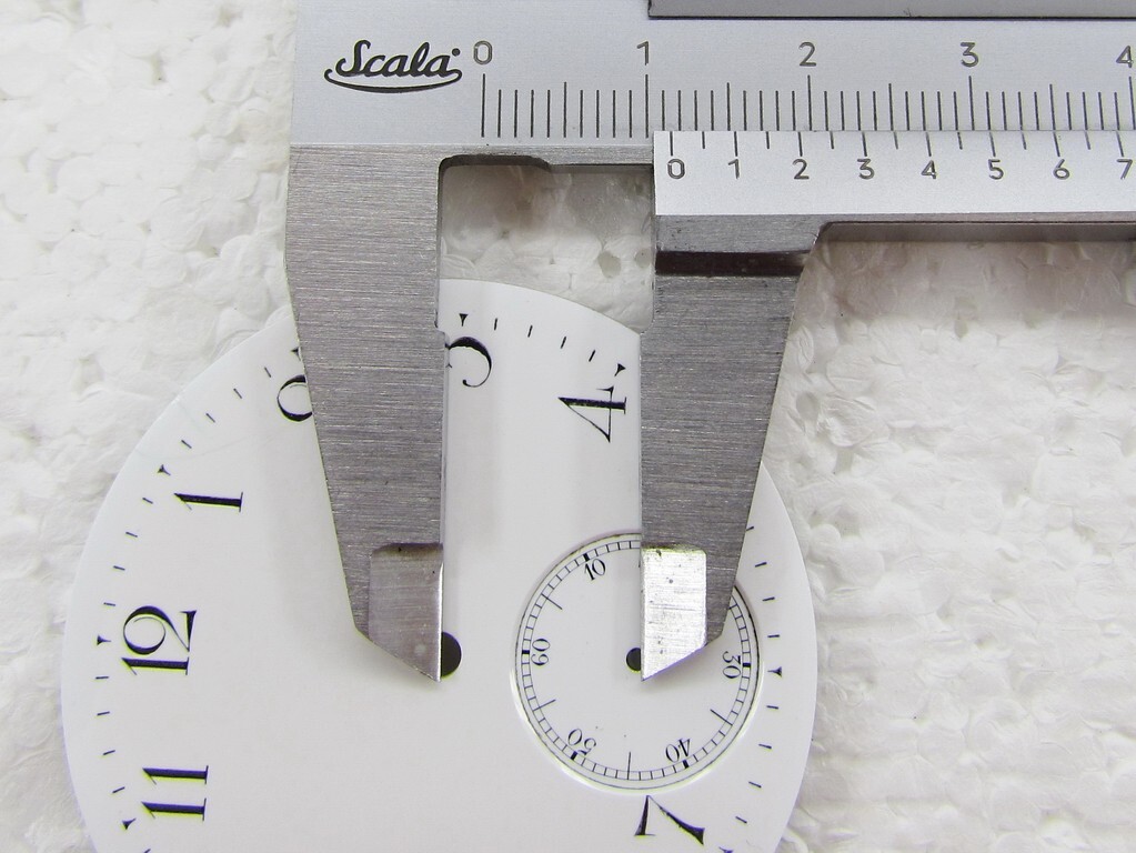Omega Antique Swiss Original Porcelain Dial (Watch-face) 44 mm for Pocket Watch