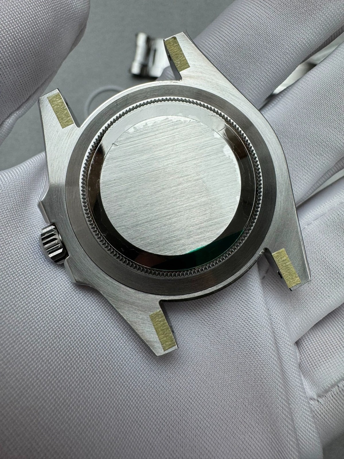 40mm Stainless Steel Watch Case With Band Kit for R Green Black SUB 2824 3135