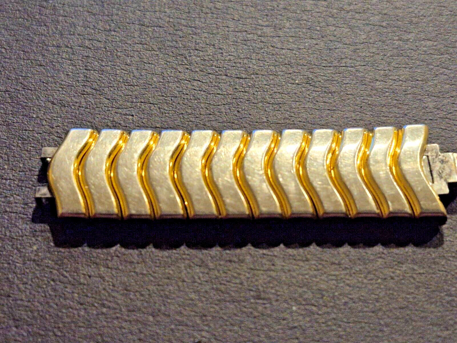 EBEL Classic Wave 12 Link Steel & Gold Segment for bands found on 13mm lug cases