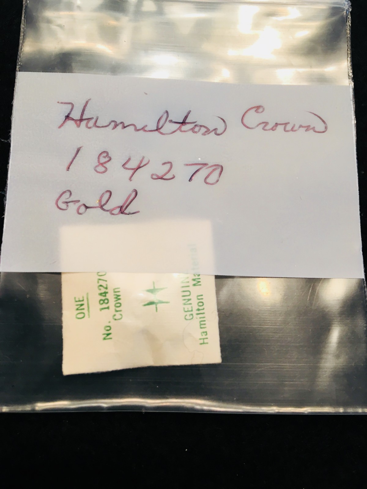 New Old Stock (NOS) Watch Parts: Omega, Benrus, Hamilton, Citizen Watch Crowns