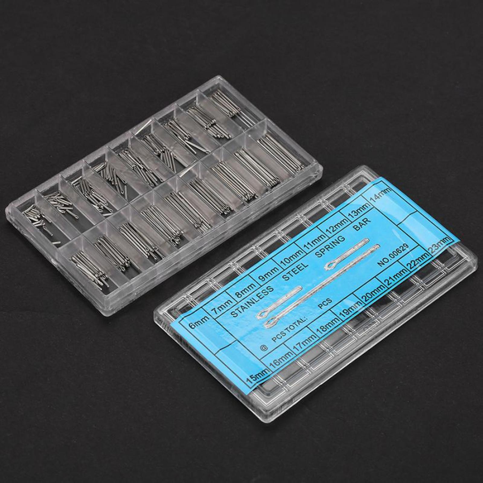 360pcs 6mm-23mm Watch Band Link Cotter Pin Watch Bracelet Strap Link Pins Kit