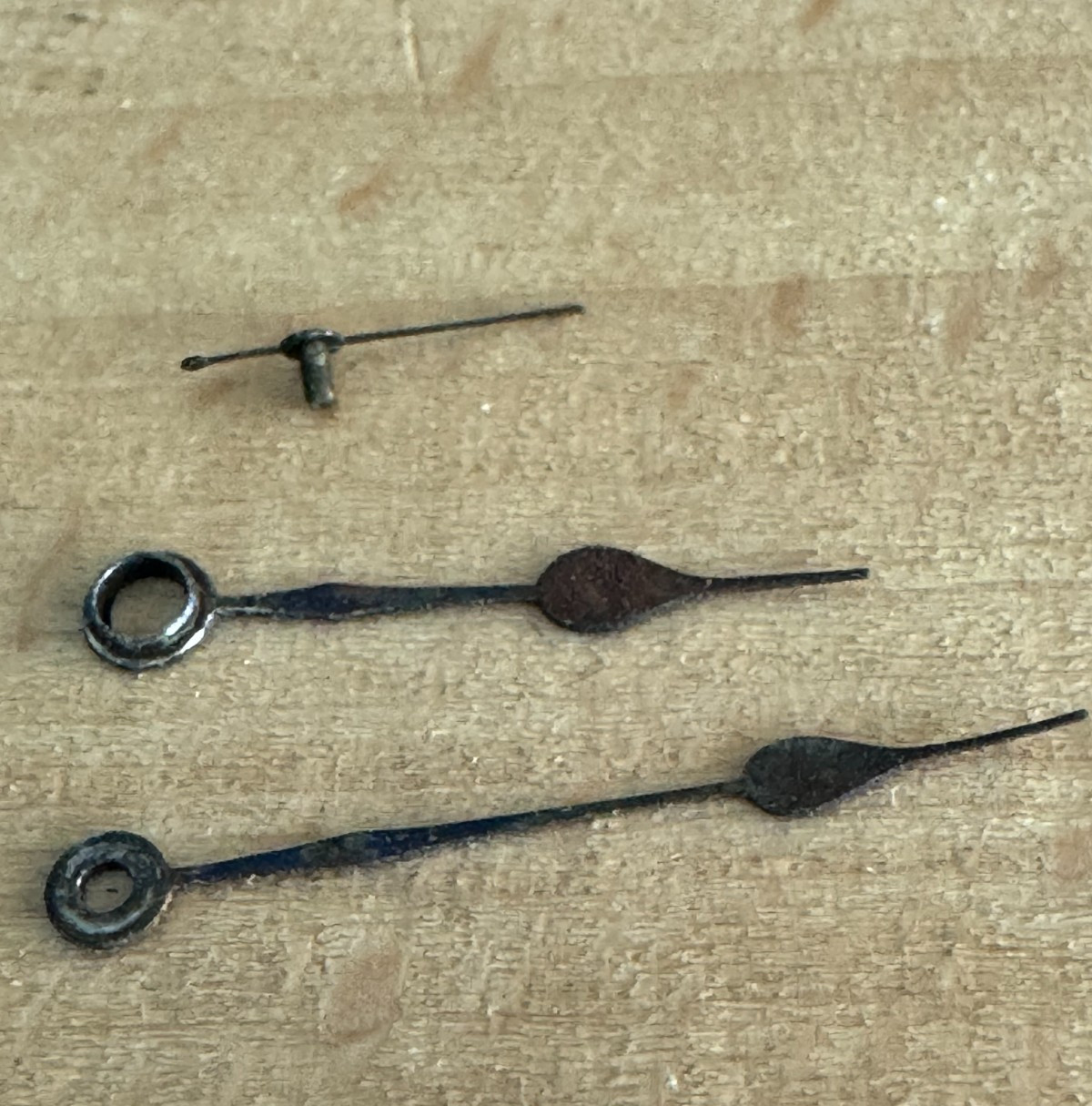 VINTAGE 16 SIZE HAMILTON POCKET WATCH HANDS 3PCS!