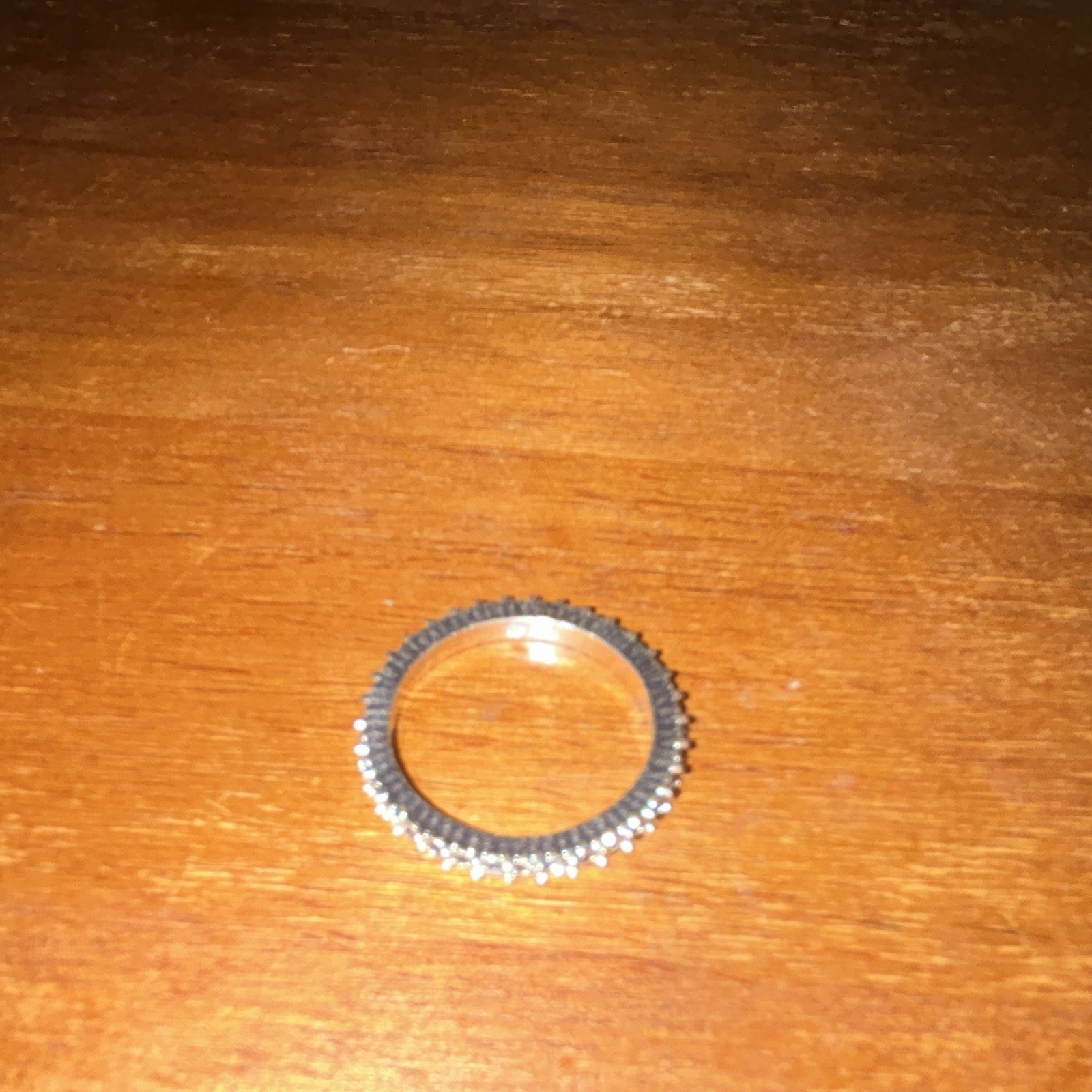Silver Watch Bezel Ring Insert Knurled/Toothed Bezel Part Replacement Ring