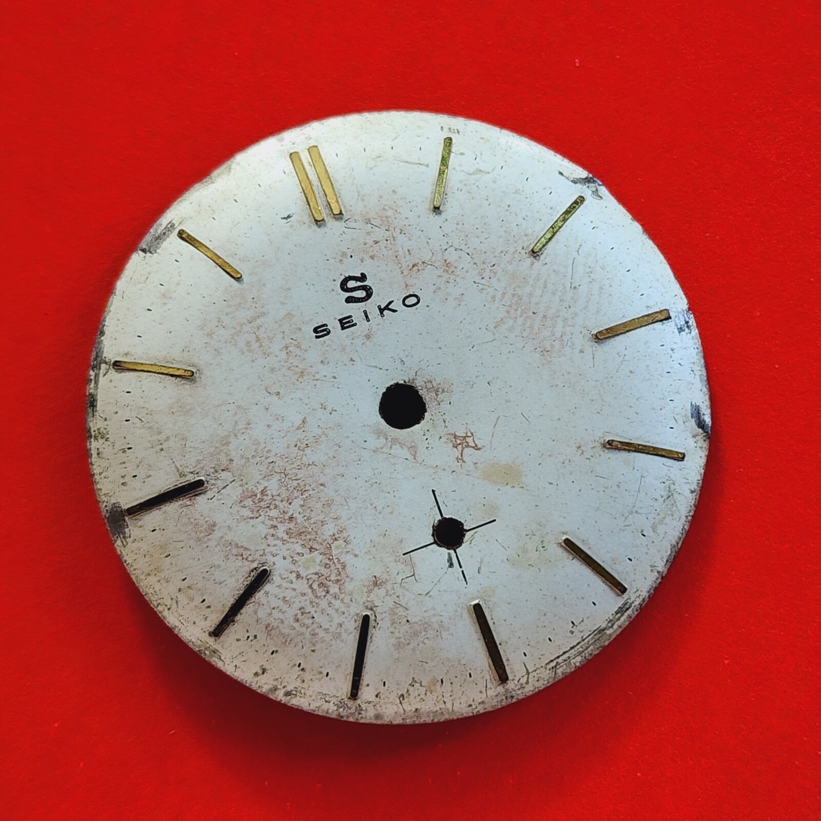 Vintage Seiko Dial With Sub Seconds Layout Vintage Parts Watchmaker Mens