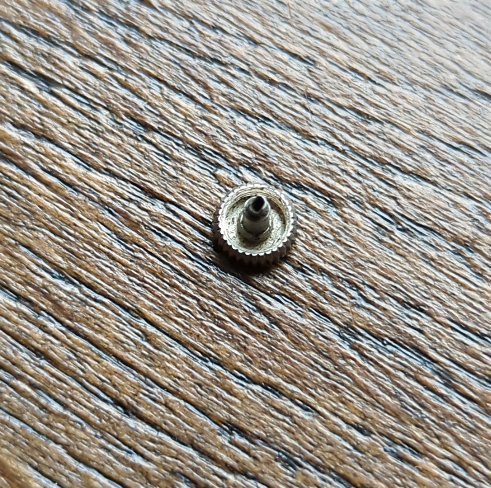 Rolex Oyster 5.2mm Steel Watch Crown for Repair (Damaged Tube) (F90)