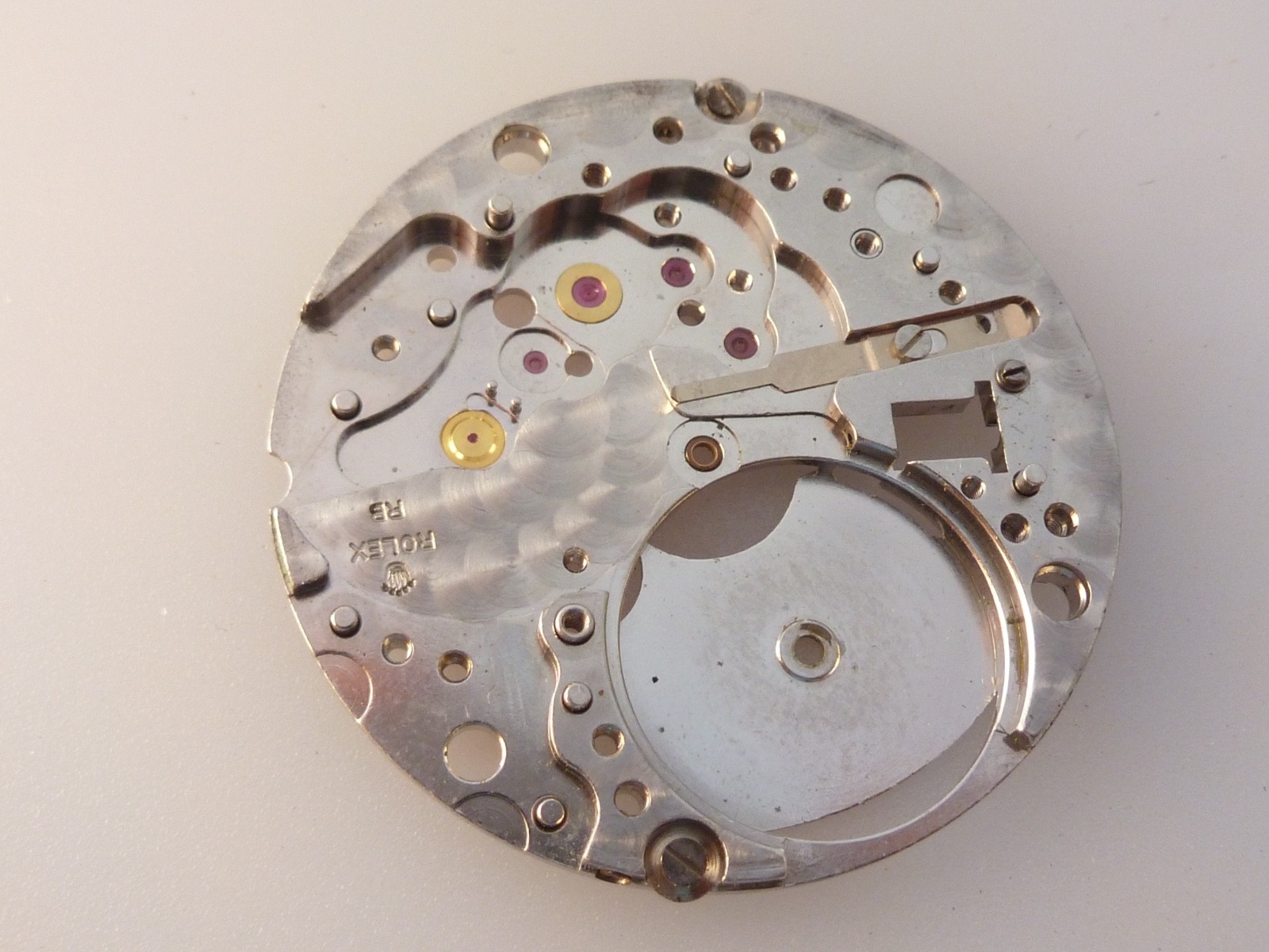 Genuine Vintage Rolex 1520 1530 1570 Complete main plate perfect with all stone