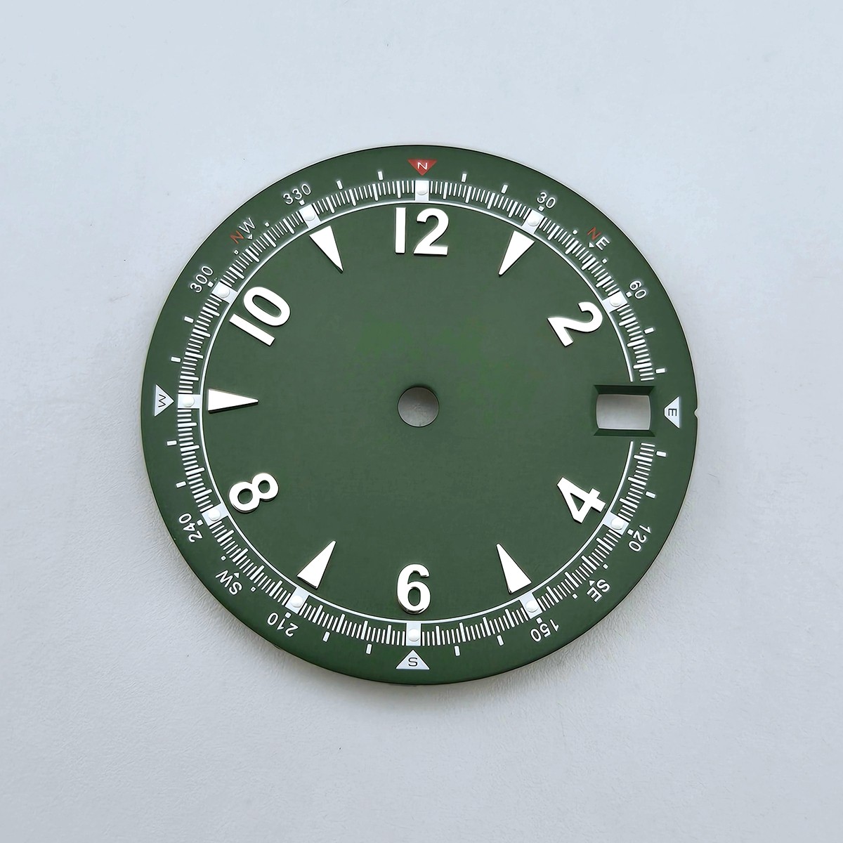 NH35 Dial 28.5mm 3 O’Clock Date Green Luminous Fit NH35 Movement Watch Parts