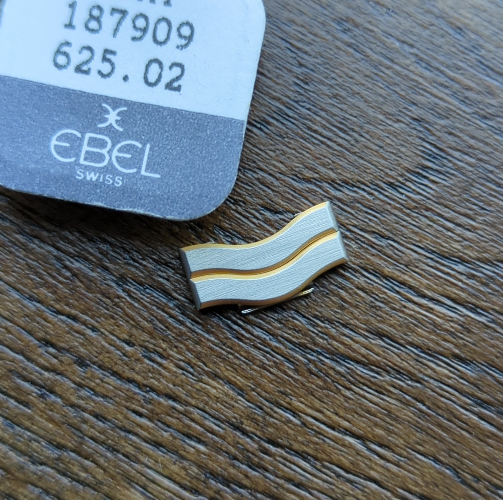 Ebel Sport 187909 625.02 Gold & Steel Watch Bracelet Links 15mm New (I79)