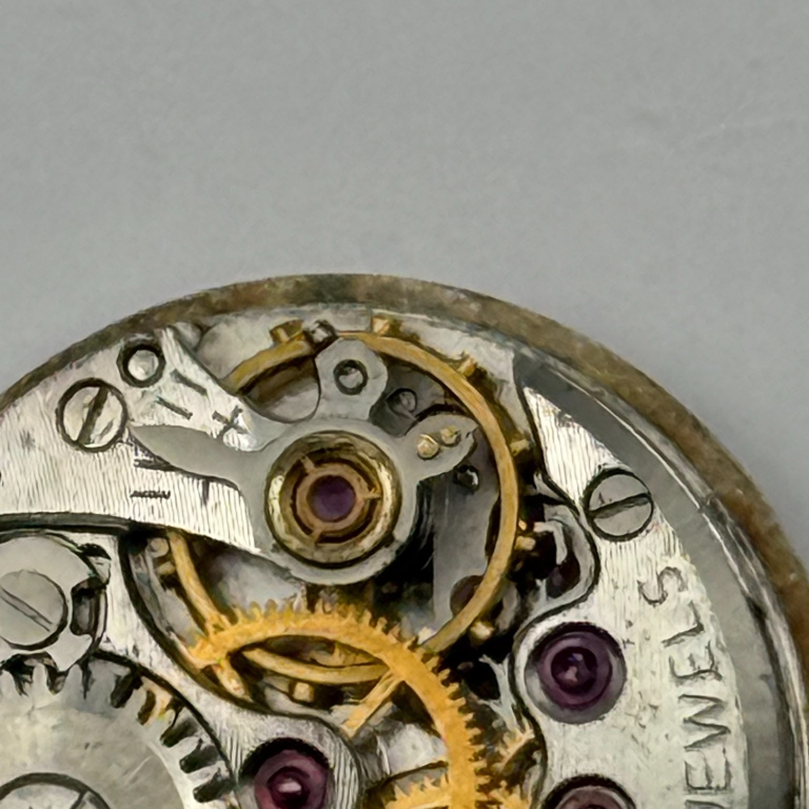 Chaika 1601A Watch Movement Running Sekonda Soviet 17J Manual Wind Parts 16.2mm