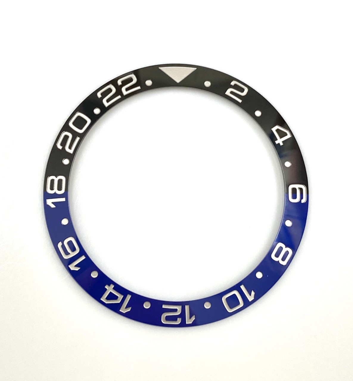 Black Ceramic Bezel Insert for Rolex GMT MASTER II 126710BLNR & 116710 BATMAN
