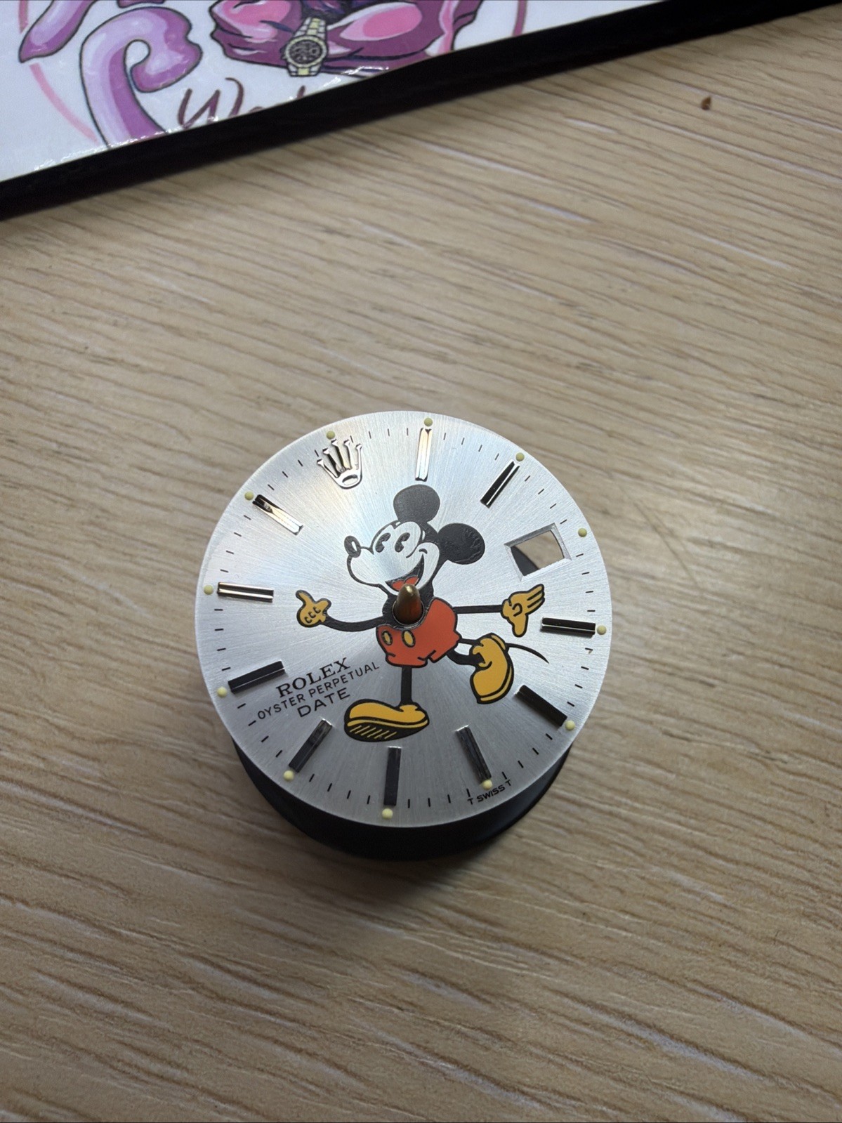 Mickey Mickey Mouse Date Dial 34mm Ref 1500 Caliber 1570