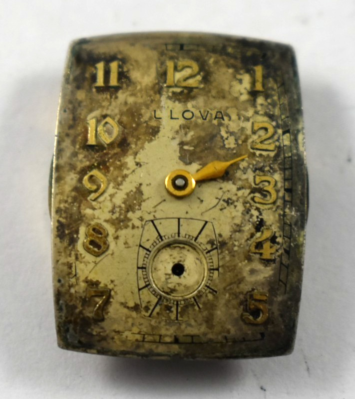 Vintage Bulova Manual Wind 17J 8AE Wrist Watch Movement lot.ey