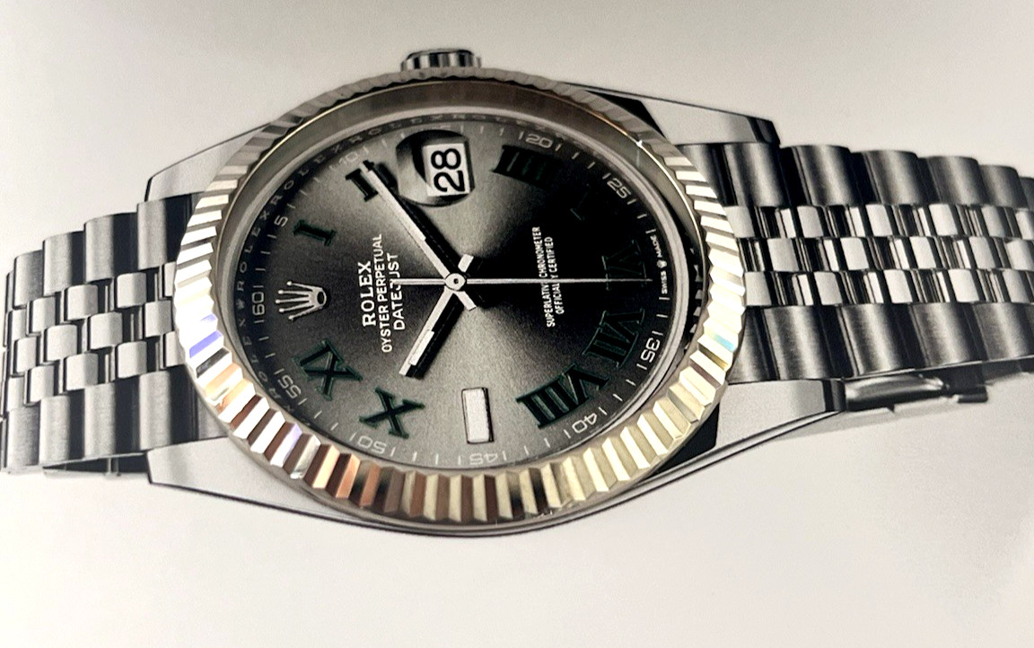 Rolex BEZEL 18K WHITE GOLD DATEJUST 41 MM REF 126334 AUTHENTIC SWISS MADE